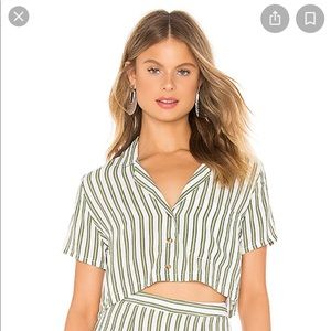 Almeria Stripe Print Uma Shirt
